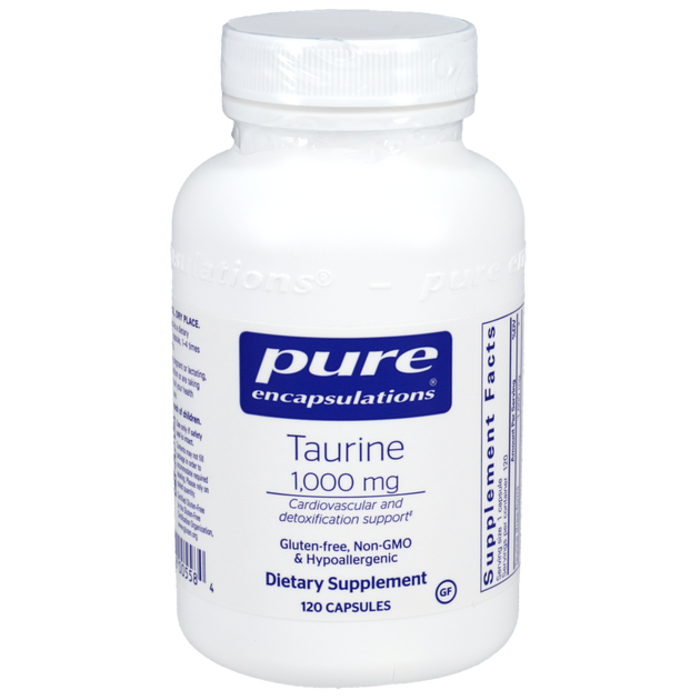 Taurine 1000mg, 120 Capsules , Brand_Pure Encapsulations Form_Capsules Requires Consultation Size_120 Capsules