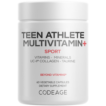 Teen Athlete Multivitamin+, 60 Capsules
