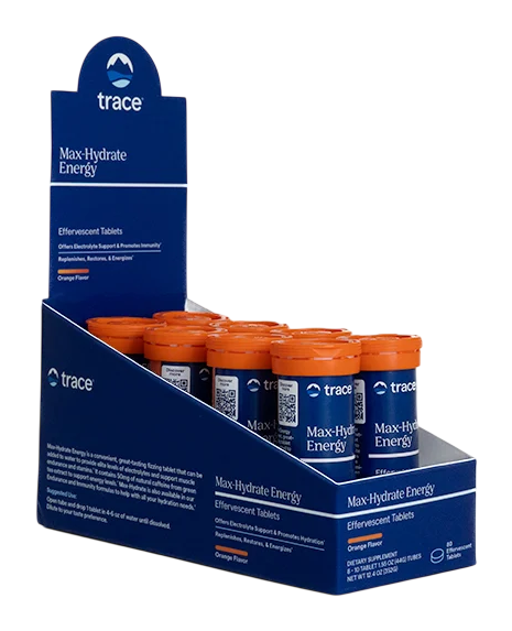 Max Hydration - Endurance Effervescent Citrus, 8 Tablets , Brand_Trace Minerals Form_Tablets Size_8 Tablets
