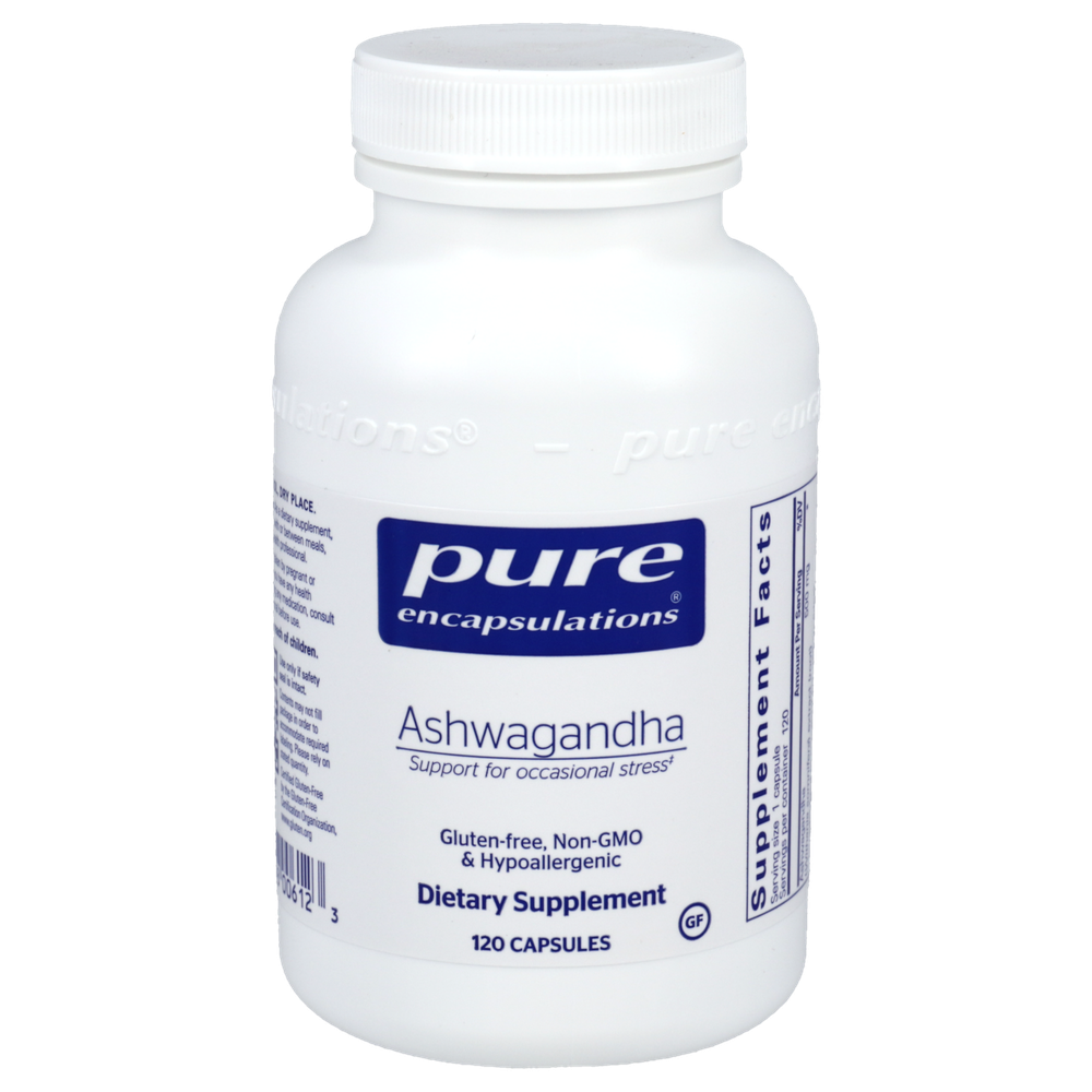Ashwagandha, 120 Capsules , Brand_Pure Encapsulations Form_Capsules Requires Consultation Size_120 Capsules