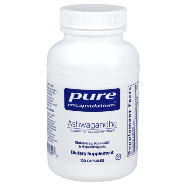 Ashwagandha, 120 Capsules , Brand_Pure Encapsulations Form_Capsules Requires Consultation Size_120 Capsules