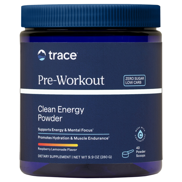 Pre-Workout Clean Energy Powder, 280 g Powder , Brand_Trace Minerals Form_Powder Size_280 g