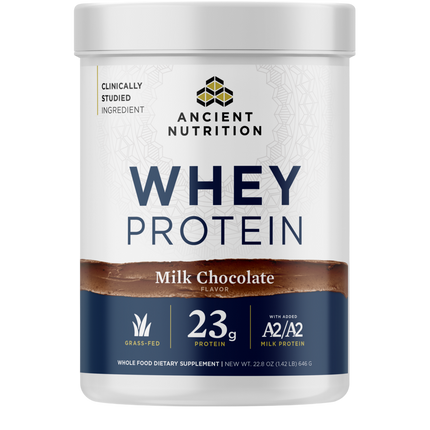 Ancient Nutrition Whey Protein Powder - Milk Chocolate - front
