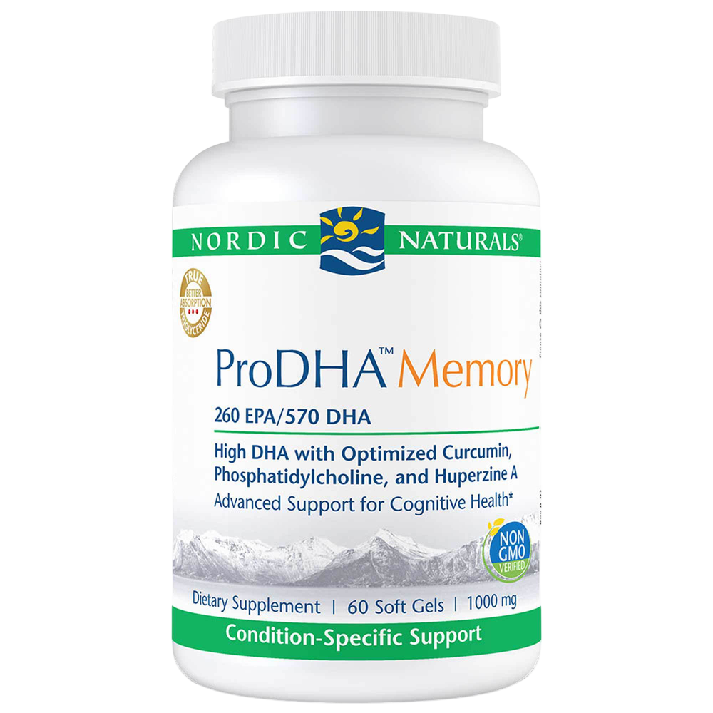 Nordic Naturals ProDHA Memory - front of bottle