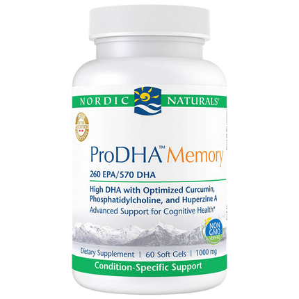 Nordic Naturals ProDHA Memory - front of bottle