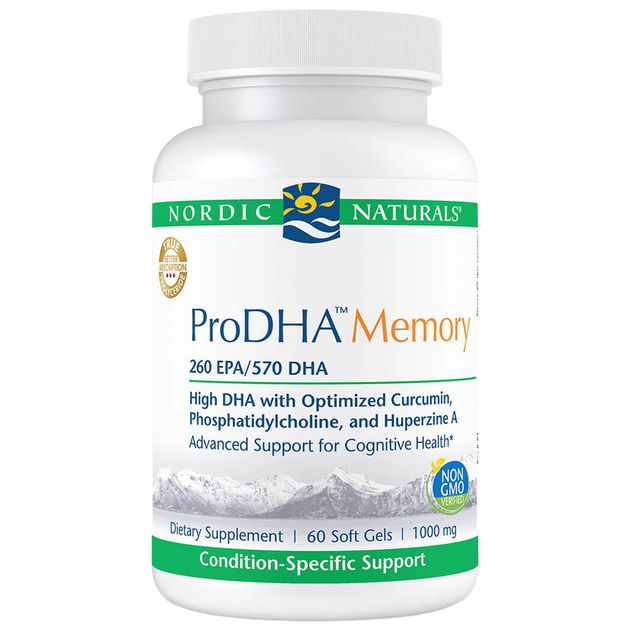 Nordic Naturals ProDHA Memory - front of bottle