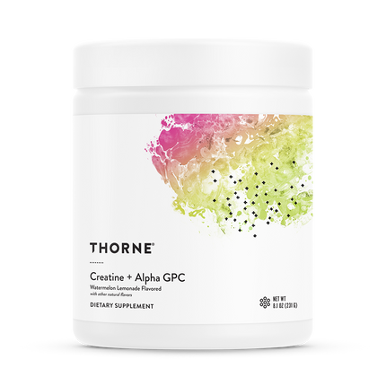 Creatine + Alpha GPC (Watermelon Lemonade Flavored), 231 g Powder , Brand_Thorne Research Form_Powder Size_231 g