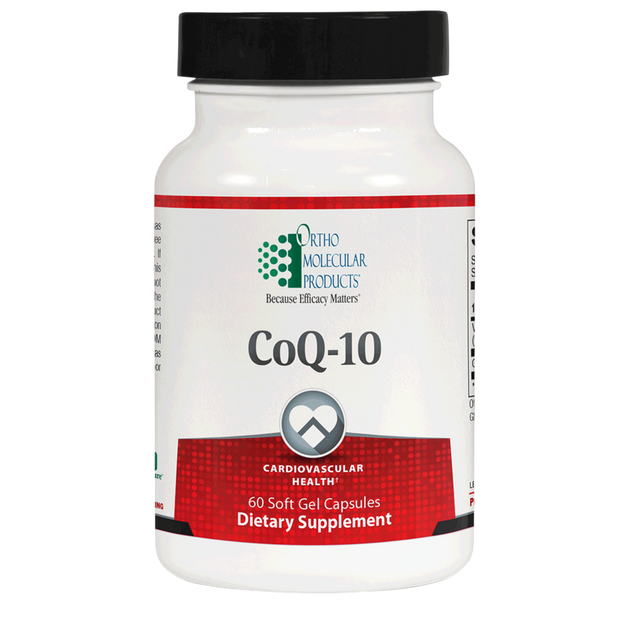 CoQ-10, 60 Softgels , Brand_Ortho Molecular Form_Softgels Requires Consultation Size_60 Softgels softgels
