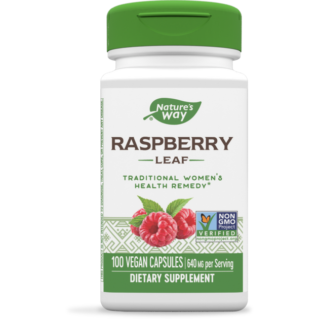 Red Raspberry Leaves, 100 Capsules , Brand_Nature's Way caps Form_Capsules Size_100 Caps
