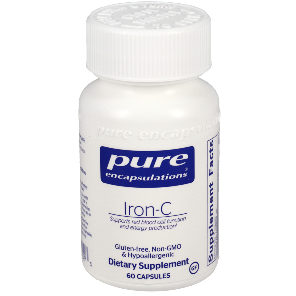 Iron-C, 60 Capsules , Brand_Pure Encapsulations caps Emersons