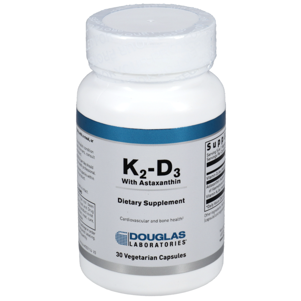 K2-D3 w/Astaxanthin 30c, 30 Capsules