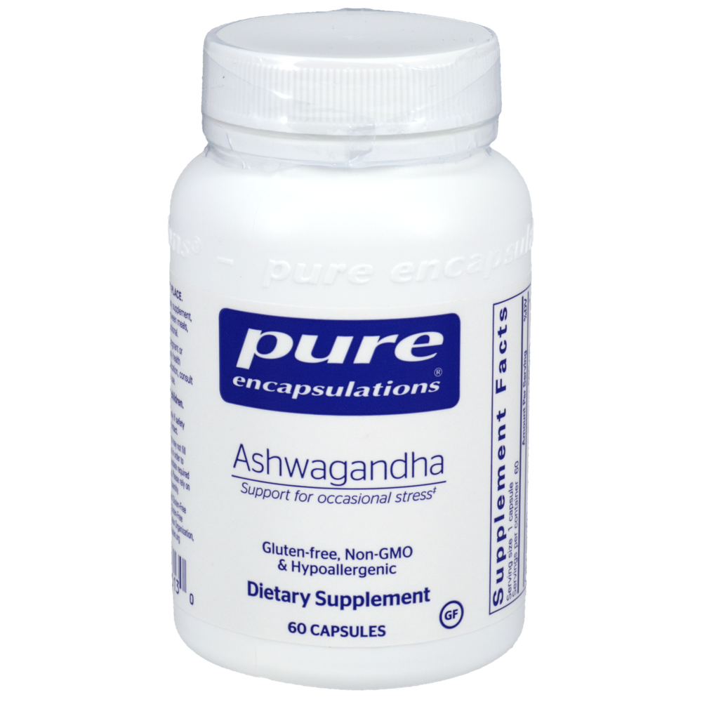 Ashwagandha, 60 Capsules , Brand_Pure Encapsulations Form_Capsules Requires Consultation Size_60 Capsules
