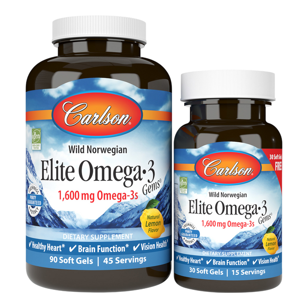 Elite Omega 3 Gems, 120 Softgels
