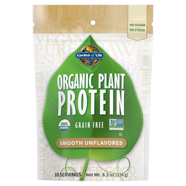 Organic Plant Protein Unflavored, 236 g
