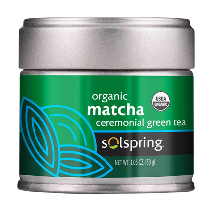 Solspring® Organic Matcha Ceremonial Green Tea, 30 g Powder