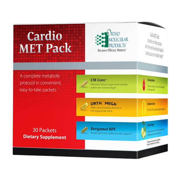 Cardio MET Pack, 30 packets , Brand_Ortho Molecular Form_Packets Requires Consultation Size_30 Count