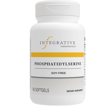 Phosphatidylserine (Soy-Free), 60 Softgels , Brain Health Cognitive Support Integrative Therapeutics Memory Nootropics Phosphatidylserine Phospholipids Softgels Soy-Free