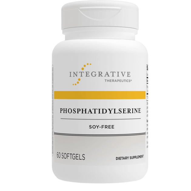 Phosphatidylserine (Soy-Free), 60 Softgels , Brain Health Cognitive Support Integrative Therapeutics Memory Nootropics Phosphatidylserine Phospholipids Softgels Soy-Free