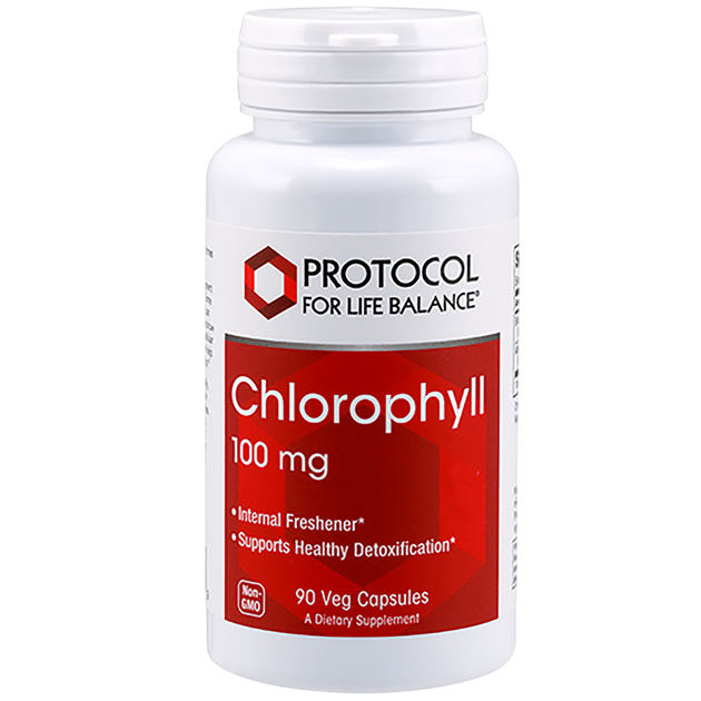 Chlorophyll 100mg, 90 Capsules , Brand_Protocol for Life Balance capsules Form_Capsules Requires Consultation Size_90 Capsules