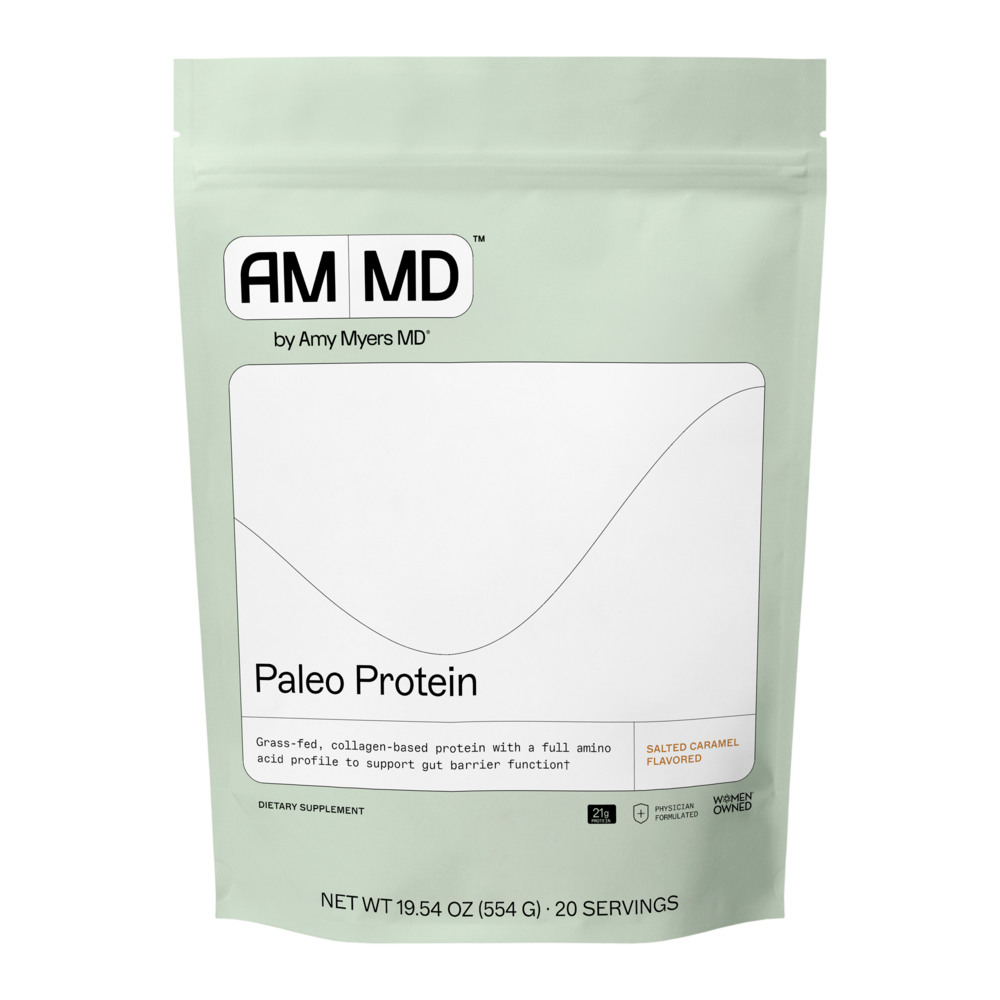 Amy Myers MD Paleo Protein Salted Caramel - front