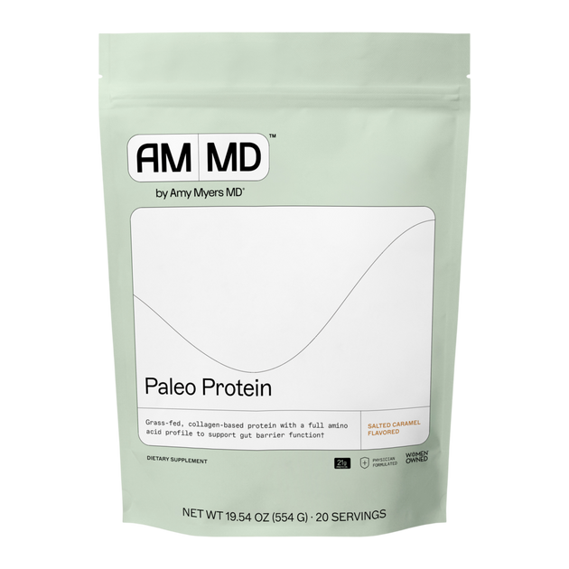 Amy Myers MD Paleo Protein Salted Caramel - front