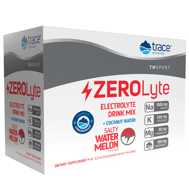 ZeroLyte - Salty Watermelon, 30 Packets , Brand_Trace Minerals Form_Packets Size_30 Packets