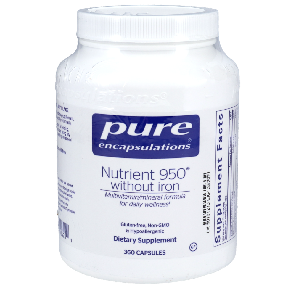 Nutrient 950 without Iron, 360 Capsules , Brand_Pure Encapsulations caps Emersons