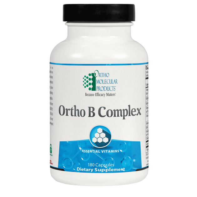 Ortho B Complex, 180 capsules , Brand_Ortho Molecular caps Form_Capsules Requires Consultation Size_180 Caps
