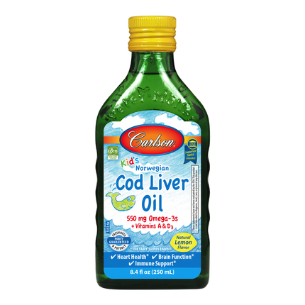 Kids Cod Liver Oil Lemon, 250 mL Liquid
