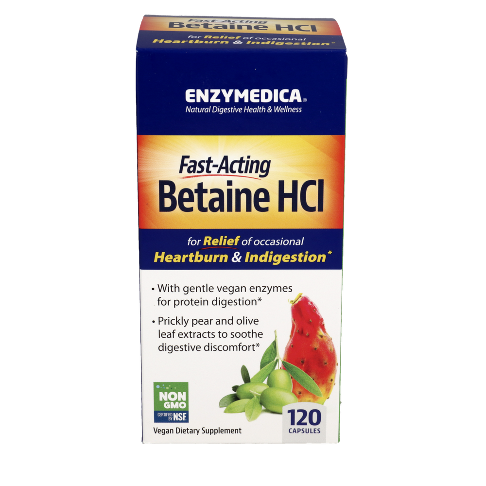 Betaine HCl, 120 Capsules