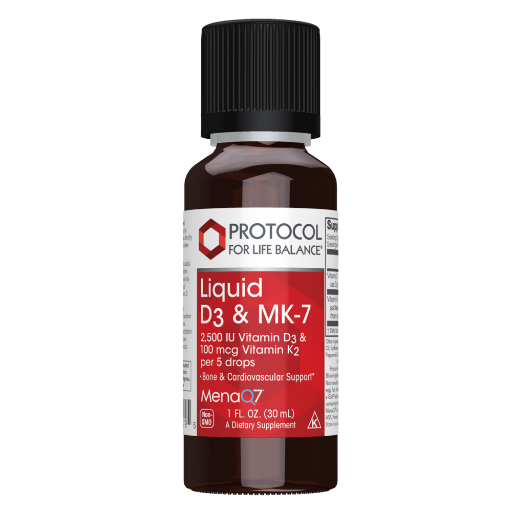 Liquid Vitamin D3 & MK-7, 30 Milliliters , Brand_Protocol for Life Balance Form_Liquid liquid Requires Consultation Size_30 Milliliters