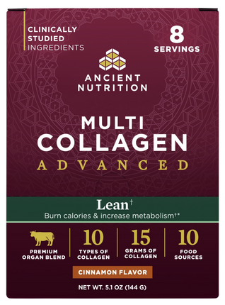 Ancient Nutrition Multi Collagen Advanced (Lean) - Cinnamon - front