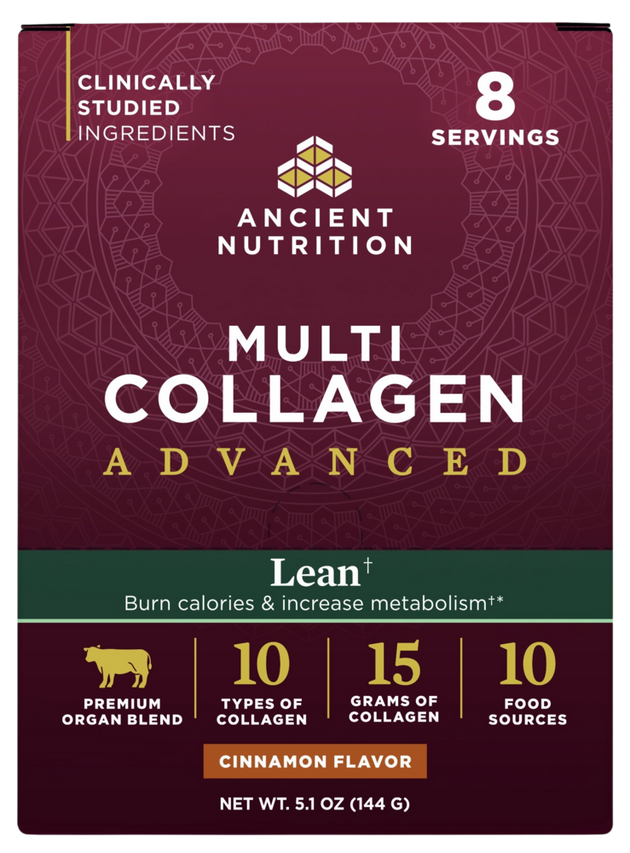 Ancient Nutrition Multi Collagen Advanced (Lean) - Cinnamon - front