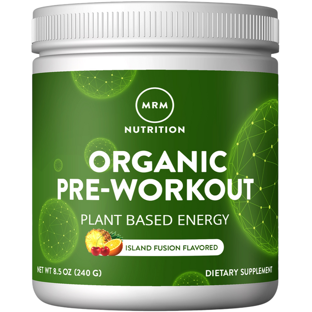 Organic Pre-Workout Island Fusion, 240 Grams