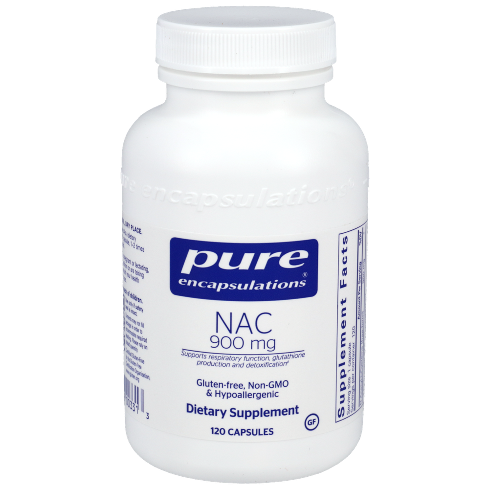 NAC 900mg, 120 Capsules , Brand_Pure Encapsulations Form_Capsules Requires Consultation Size_120 Capsules