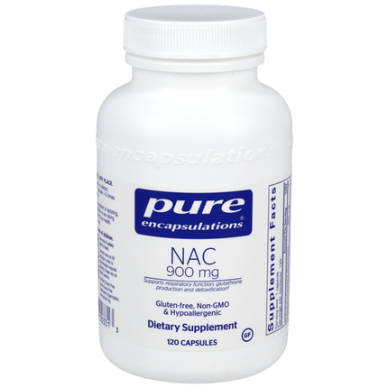 NAC 900mg, 120 Capsules , Brand_Pure Encapsulations Form_Capsules Requires Consultation Size_120 Capsules