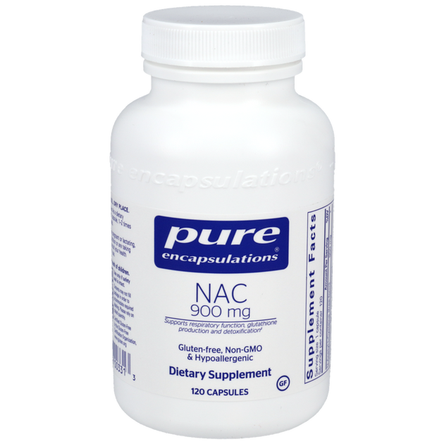 NAC 900mg, 120 Capsules , Brand_Pure Encapsulations Form_Capsules Requires Consultation Size_120 Capsules
