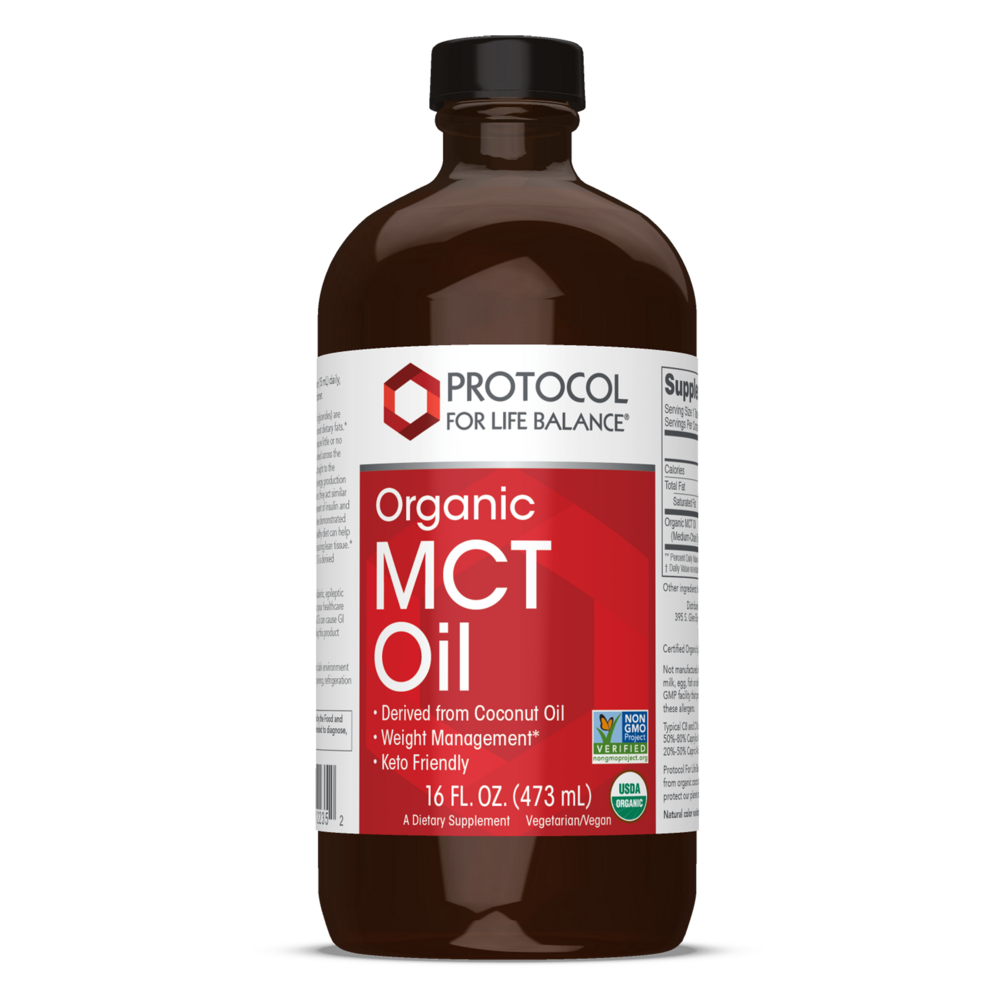 Organic MCT Oil, 473 Milliliters , Brand_Protocol for Life Balance Form_Liquid liquid Requires Consultation Size_473 Milliliters