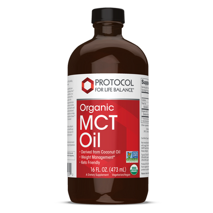 Organic MCT Oil, 473 Milliliters , Brand_Protocol for Life Balance Form_Liquid liquid Requires Consultation Size_473 Milliliters