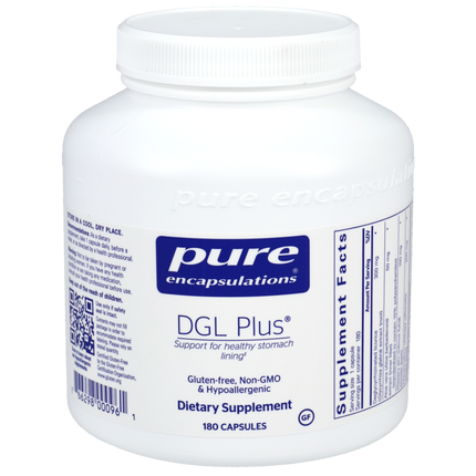 DGL Plus, 180 Capsules , Brand_Pure Encapsulations Form_Capsules Requires Consultation Size_180 Capsules