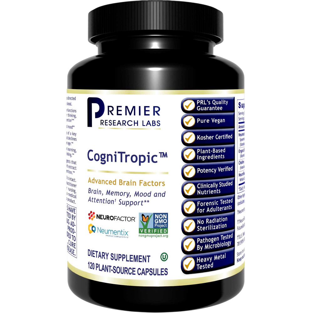 Cognitropic, 120 Capsules , Brand_Premier Research Labs capsules Form_Capsules Requires Consultation Size_120 Capsules
