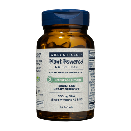 CatchFree Omega, Plant Powered, 60 Softgels , Brand_Wiley's Fish Oil Form_Softgels Size_60 Softgels