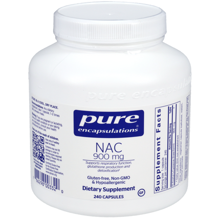 NAC 900mg, 240 Capsules , Brand_Pure Encapsulations Form_Capsules Requires Consultation Size_240 Capsules