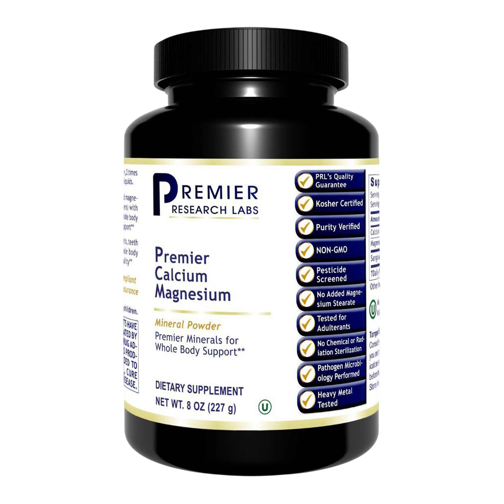 Premier Calcium Magnesium, 227 Grams , Brand_Premier Research Labs Form_Powder powder Requires Consultation Size_227 Grams
