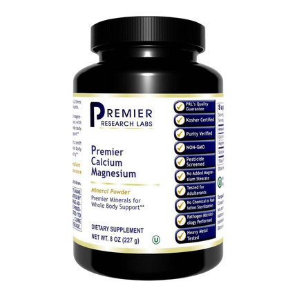 Premier Calcium Magnesium, 227 Grams , Brand_Premier Research Labs Form_Powder powder Requires Consultation Size_227 Grams