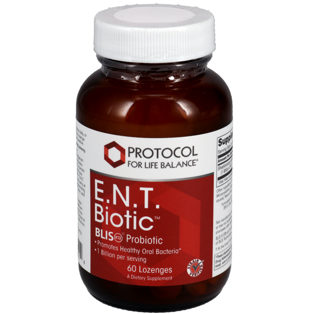 E.N.T. Biotic BLIS K12 probiotic, 60 Lozenges , Brand_Protocol for Life Balance Form_Lozenges lozenges Requires Consultation Size_60 Lozenges