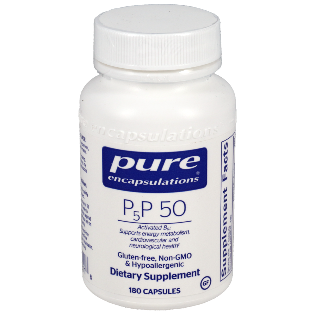 P5P 50, 180 Capsules , Brand_Pure Encapsulations Form_Capsules Requires Consultation Size_180 Capsules