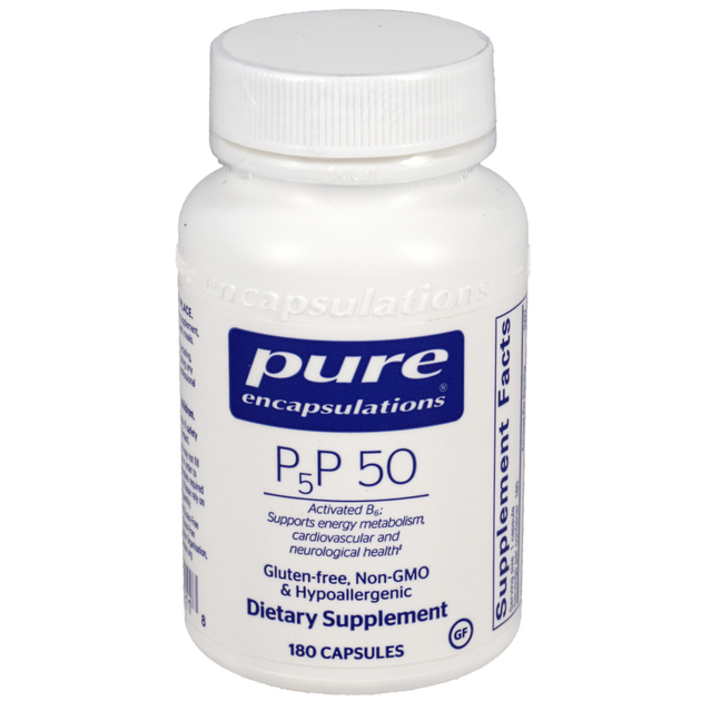 P5P 50, 180 Capsules , Brand_Pure Encapsulations Form_Capsules Requires Consultation Size_180 Capsules