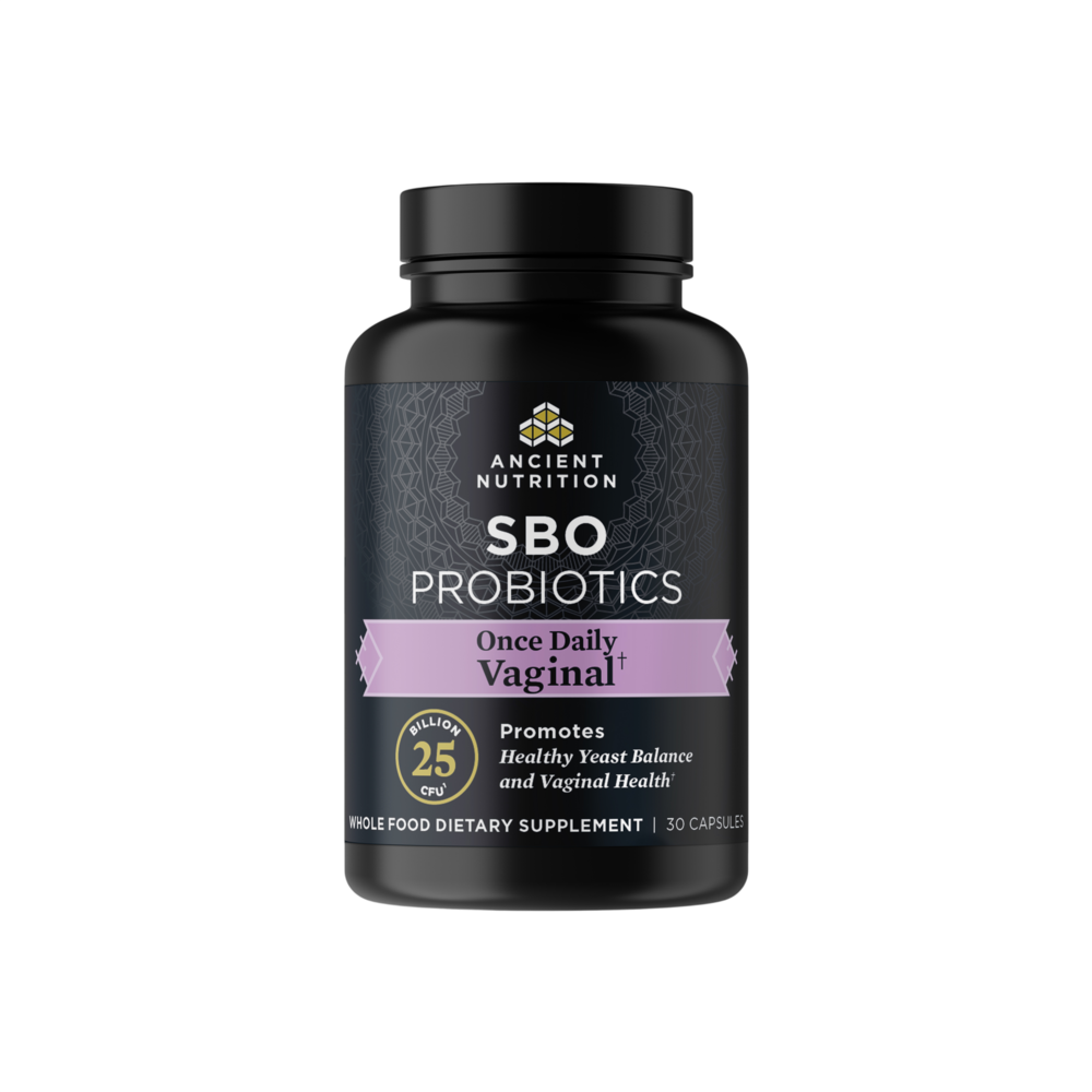 Ancient Nutrition SBO Probiotics Vaginal Once Daily - front
