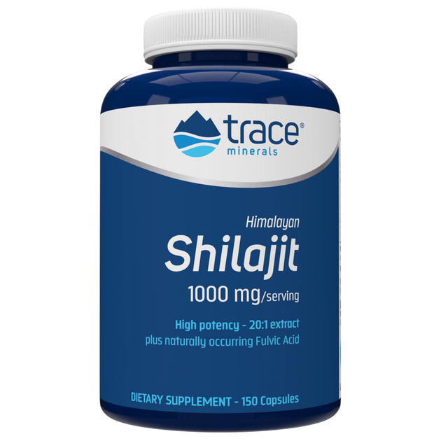 Shilajit Capsule 1000 mg, 150 Capsules , Brand_Trace Minerals Form_Capsules Size_150 Capsules